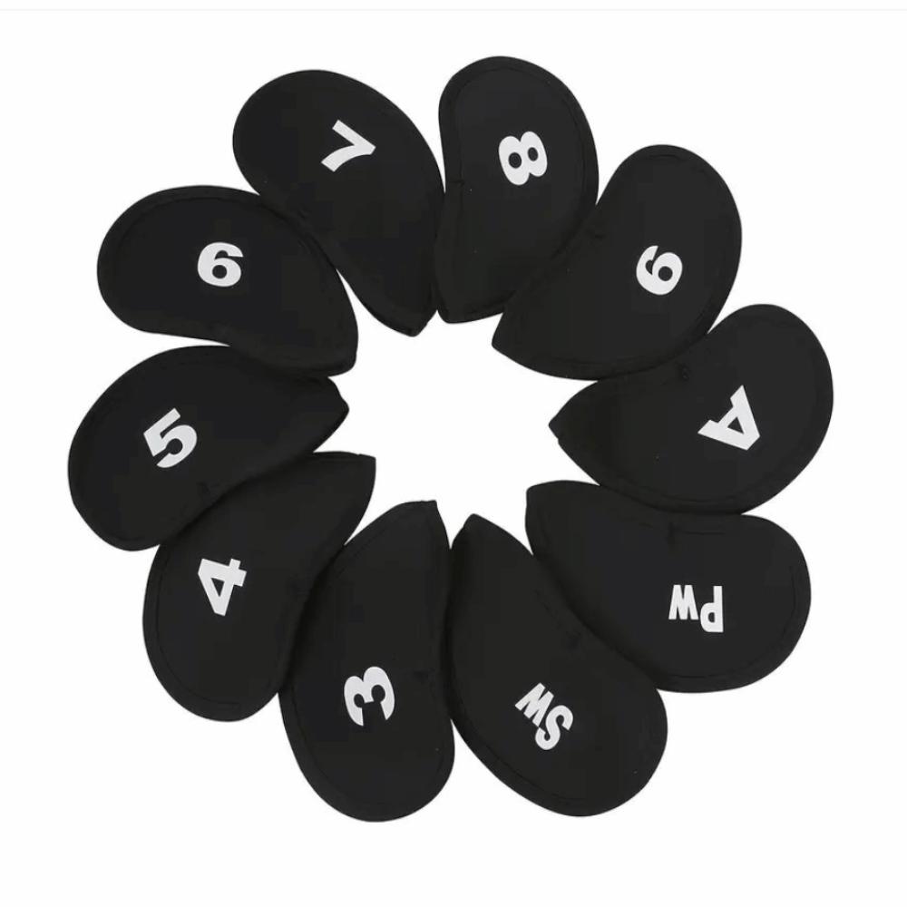 10pcs Printed Numbers Iron Club Head Cover Durable Fabric Head Protect Cover For Golf Irons чёрный
10pcs Printed Numbers Iron Club Head Cover Durable Fabric Head Protect Cover For Golf Irons чёрный