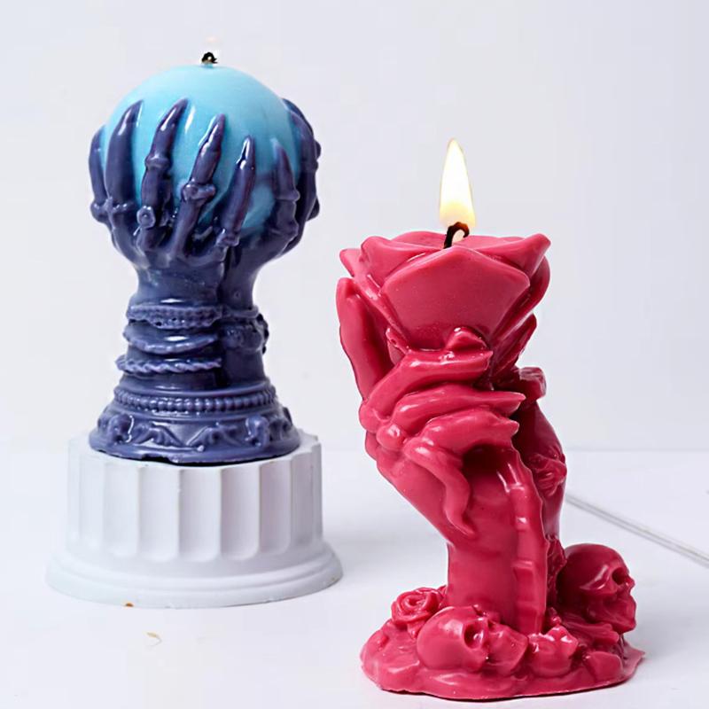 New Rose Hand Silicone Candle Mold DIY Ghost Claw Demon Hand Holding Ball Scented Making Mould Halloween Gifts Craft Party Decor
New Rose Hand Silicone Candle Mold DIY Ghost Claw Demon Hand Holding Ball Scented Making Mould Halloween Gifts Craft Party Decor
