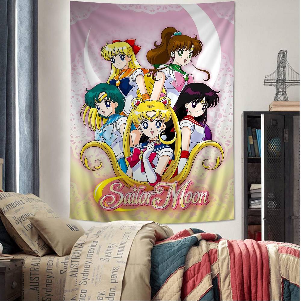 Anime SSailor Lovely MMoon Anime Tapestry Hippie Flower Wall Carpets Dorm Decor Wall Hanging Home Decor 74x94cm(29x37in)
Anime SSailor Lovely MMoon Anime Tapestry Hippie Flower Wall Carpets Dorm Decor Wall Hanging Home Decor 74x94cm(29x37in)