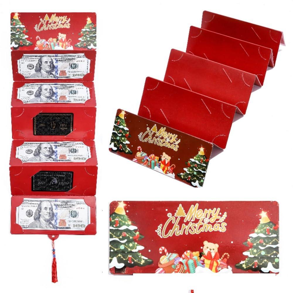 Santa Claus Christmas Cash Gift Envelope Christmas Tree with 10 Slots Folding Banknote Card Christmas Money Holder красный
Santa Claus Christmas Cash Gift Envelope Christmas Tree with 10 Slots Folding Banknote Card Christmas Money Holder красный