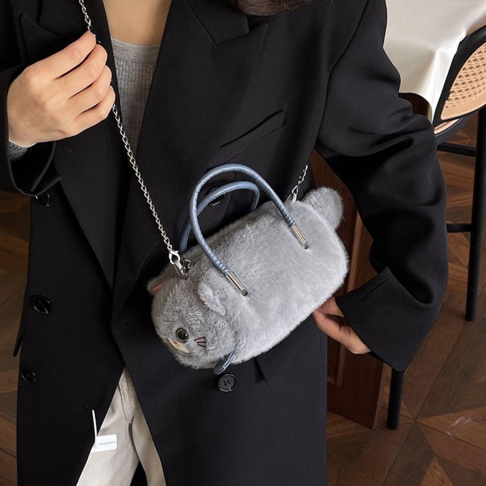 Designer Cat Cross bag Fluffy Fur Women s Handbag Fashion Simulated Cat Bag for Ladies білий
Designer Cat Cross bag Fluffy Fur Women s Handbag Fashion Simulated Cat Bag for Ladies білий