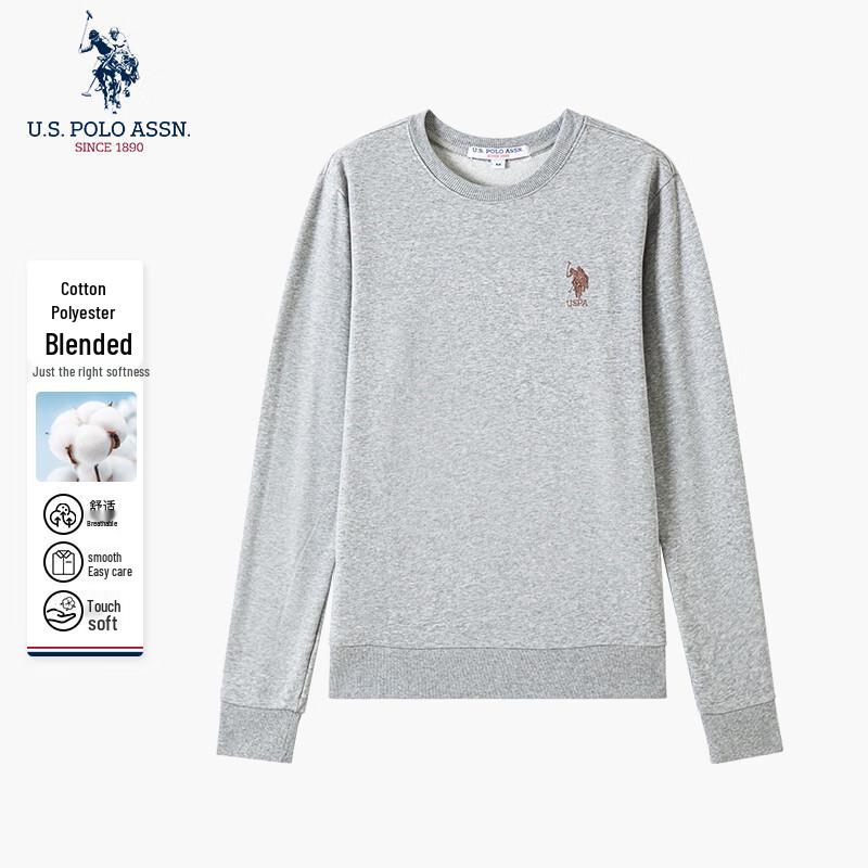 U.S. POLO ASSN. Men s Solid Round Neck Sweatshirt L/175
U.S. POLO ASSN. Men s Solid Round Neck Sweatshirt L/175