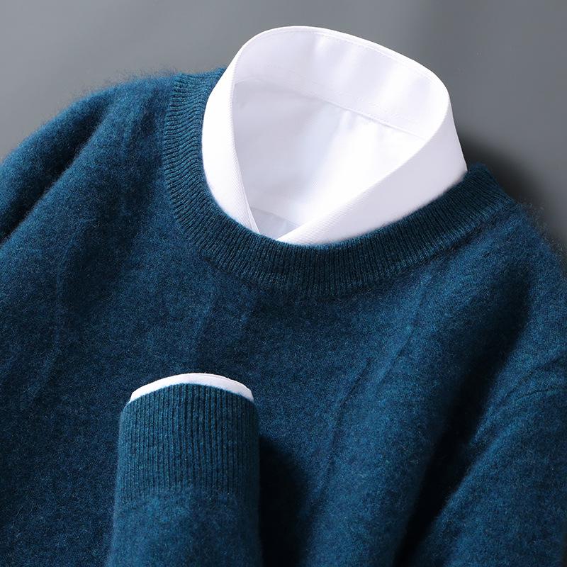2025 Men s European Style Pure Wool Cable Knit Sweater - Autumn/Winter Round Neck Casual Base Layer XXXL синій/індиго
2025 Men s European Style Pure Wool Cable Knit Sweater - Autumn/Winter Round Neck Casual Base Layer XXXL синій/індиго