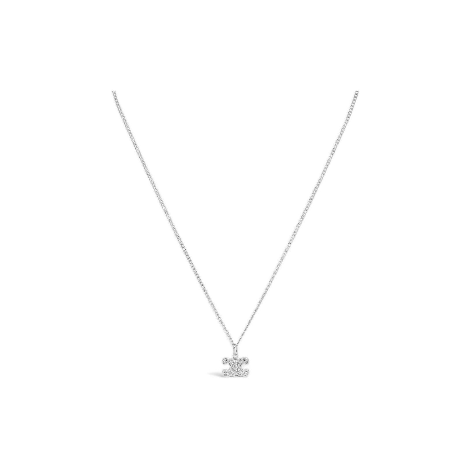 Celine Triomphe Rhinestone Logo Letter Decor Necklace Women necklace Silver 460GB6BZI.36SI Basic Packaging-Dust Bag+Box,F,Silver
Celine Triomphe Rhinestone Logo Letter Decor Necklace Women necklace Silver 460GB6BZI.36SI Basic Packaging-Dust Bag+Box,F,Silver