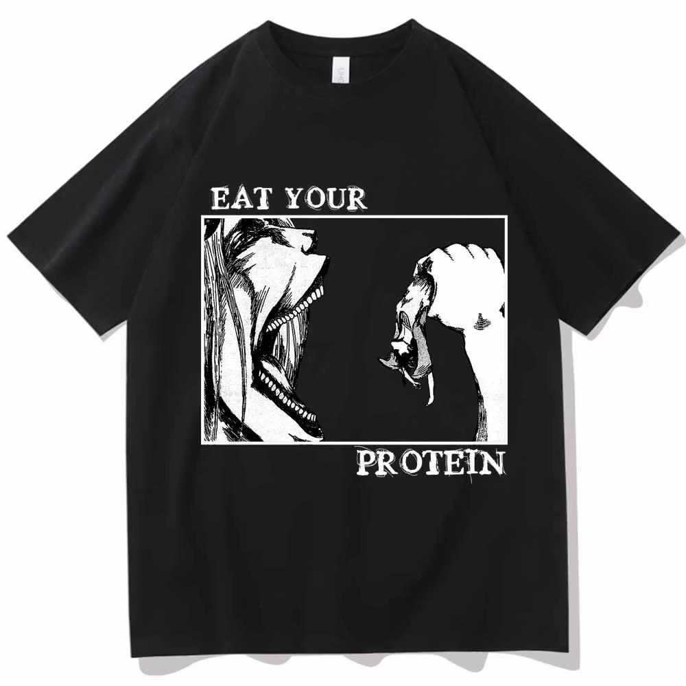 Eat Your Protein Anime T-Shirt for Men Women Casual Soft O-neck Short Sleeve Tshirt Man Clothing Y2k Streetwear Ropa Hombre T... 5XL різнокольоровий
Eat Your Protein Anime T-Shirt for Men Women Casual Soft O-neck Short Sleeve Tshirt Man Clothing Y2k Streetwear Ropa Hombre T... 5XL різнокольоровий