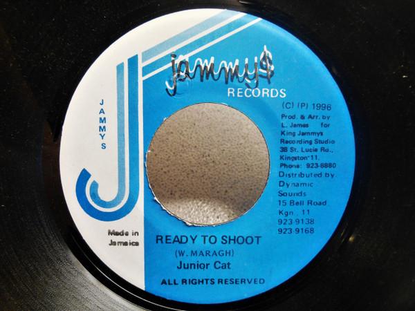 7inch Record JUNIOR CAT - Ready To Shoot NONE Jammy s Records 1996 Jamaica Reggae, Ska & Dub Used
7inch Record JUNIOR CAT - Ready To Shoot NONE Jammy s Records 1996 Jamaica Reggae, Ska & Dub Used
