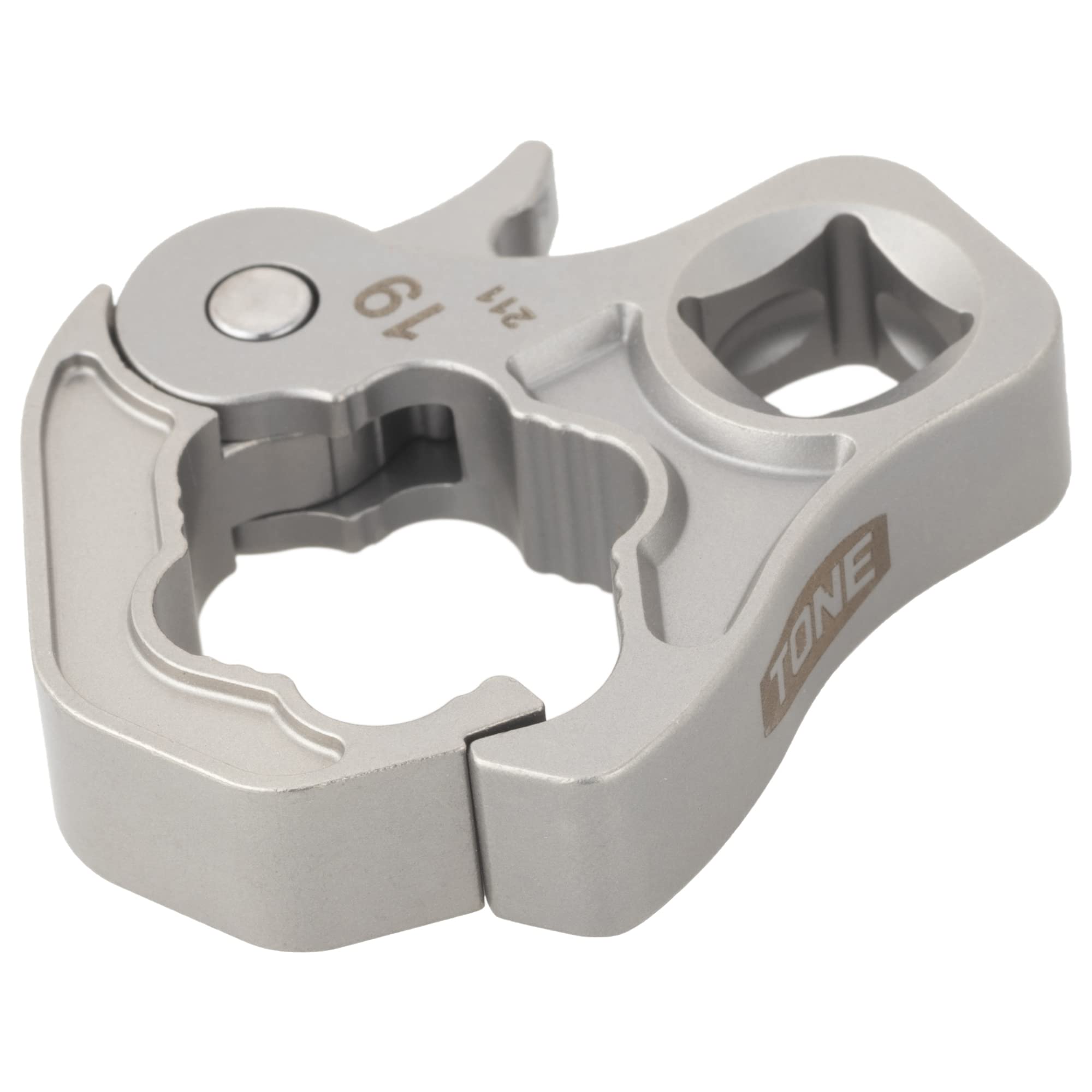 TONE Quick Open Claw Foot Wrench Ширина привода под ключ 19 мм 3QCF-19 9,5 мм (3/8 )
TONE Quick Open Claw Foot Wrench Ширина привода под ключ 19 мм 3QCF-19 9,5 мм (3/8 )