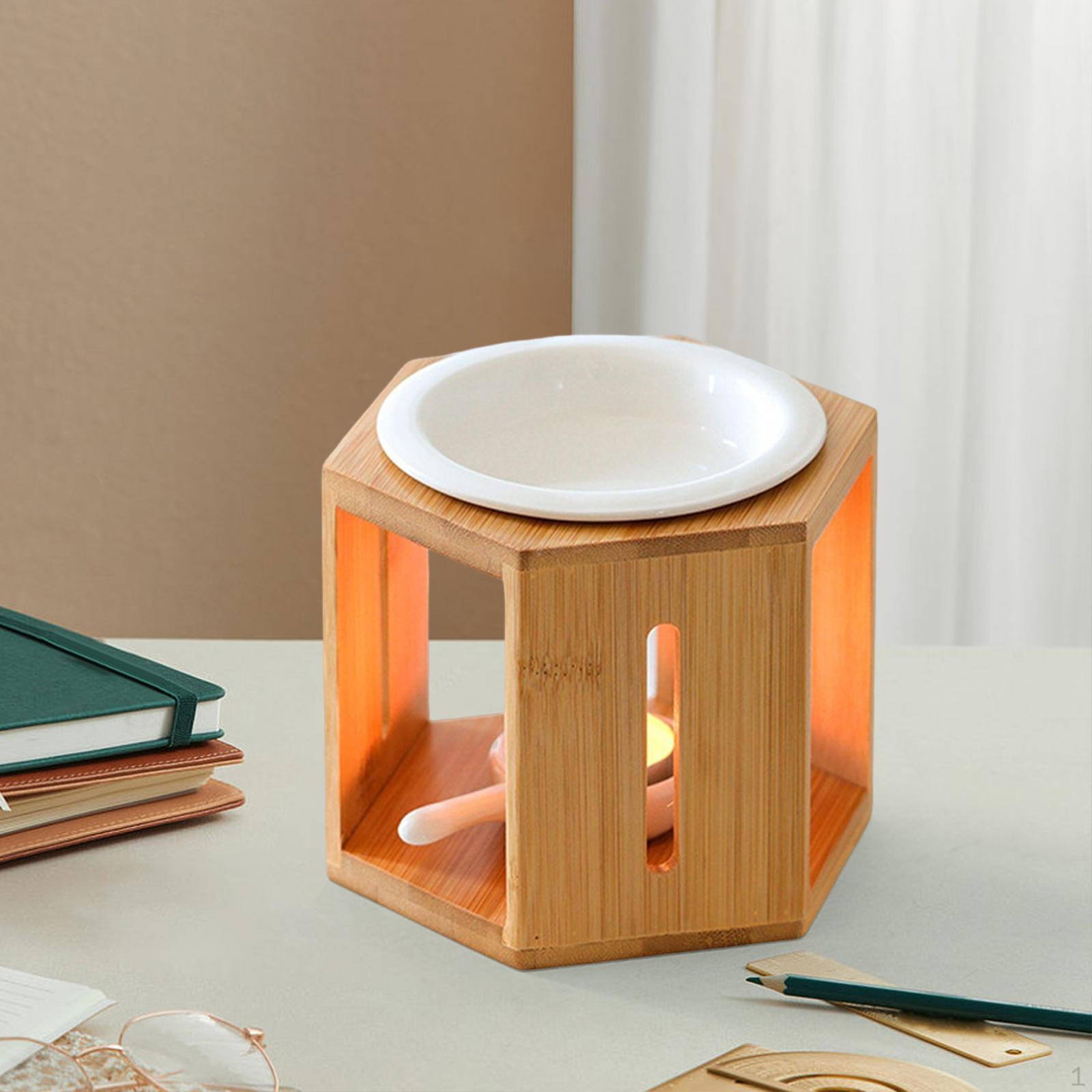 Rustic Bamboo Essential Oil Burner Wax Melt Warmer Table Centerpiece Wooden Candles Stand Tealight
Rustic Bamboo Essential Oil Burner Wax Melt Warmer Table Centerpiece Wooden Candles Stand Tealight