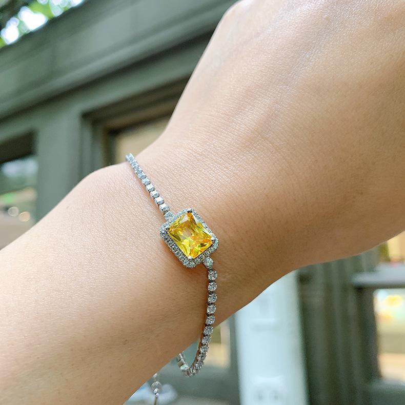Women Jewelry Vintage 7*9mm High Quality Yellow Pink Blue Crystal Bracelet Necklace Party Fine Gift 45cm
Women Jewelry Vintage 7*9mm High Quality Yellow Pink Blue Crystal Bracelet Necklace Party Fine Gift 45cm