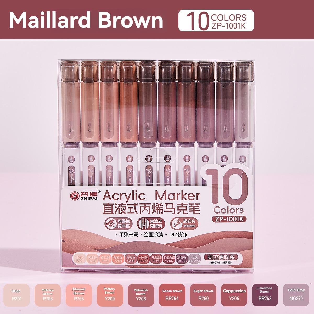 10 Colors Acrylic Paint Markers set, Soft Brush Tip Pens Markers, Acrylic Paint Pens for Wood, Stone, Canvas,Fabric Art Supplies
10 Colors Acrylic Paint Markers set, Soft Brush Tip Pens Markers, Acrylic Paint Pens for Wood, Stone, Canvas,Fabric Art Supplies