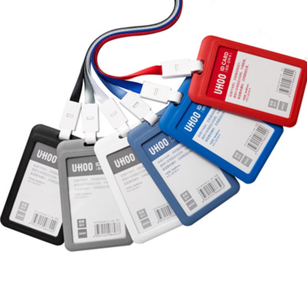Stationery Bus Card Holder Work Name Card Holder Card Case Short Rope Keychain Badge Lanyard Holder red-transverse with strap
Stationery Bus Card Holder Work Name Card Holder Card Case Short Rope Keychain Badge Lanyard Holder red-transverse with strap