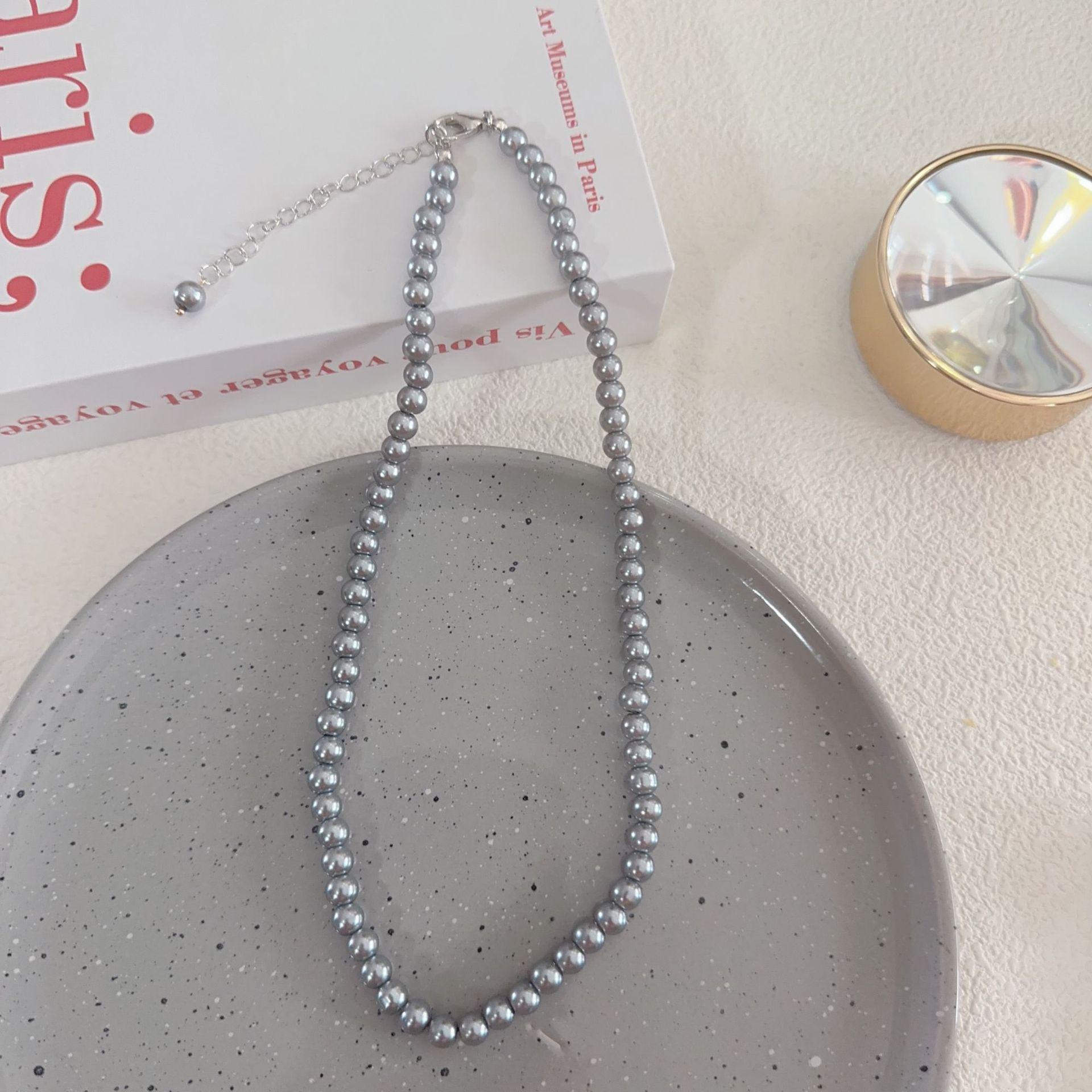 Creative round beads, black pearls, necklaces, women s dark wind, sweet and cool jewelry, genderless wind, men s and women s fashion trend jewelry
Creative round beads, black pearls, necklaces, women s dark wind, sweet and cool jewelry, genderless wind, men s and women s fashion trend jewelry