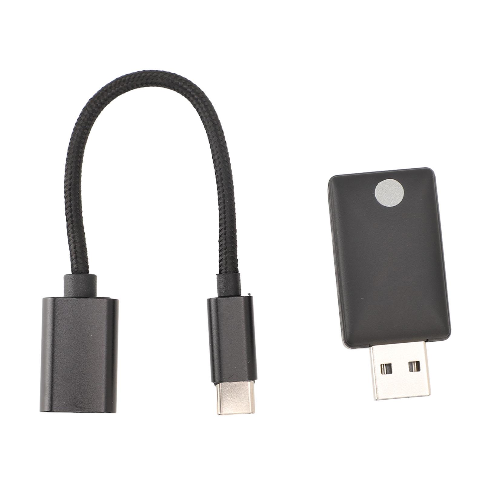 For Carplay Wireless Adapter 1GHz DDR3 64MB RAM 2 in 1 Type C Bluetooth WiFi Dongle for Android
For Carplay Wireless Adapter 1GHz DDR3 64MB RAM 2 in 1 Type C Bluetooth WiFi Dongle for Android