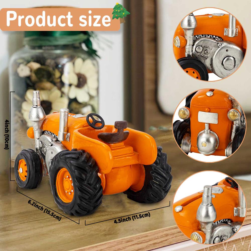 Green Tractor Home Decor Collectible Vehicle Figurine Saving Piggy Money Bank for Office Desk Bookshelf Indoor Ornament
Green Tractor Home Decor Collectible Vehicle Figurine Saving Piggy Money Bank for Office Desk Bookshelf Indoor Ornament