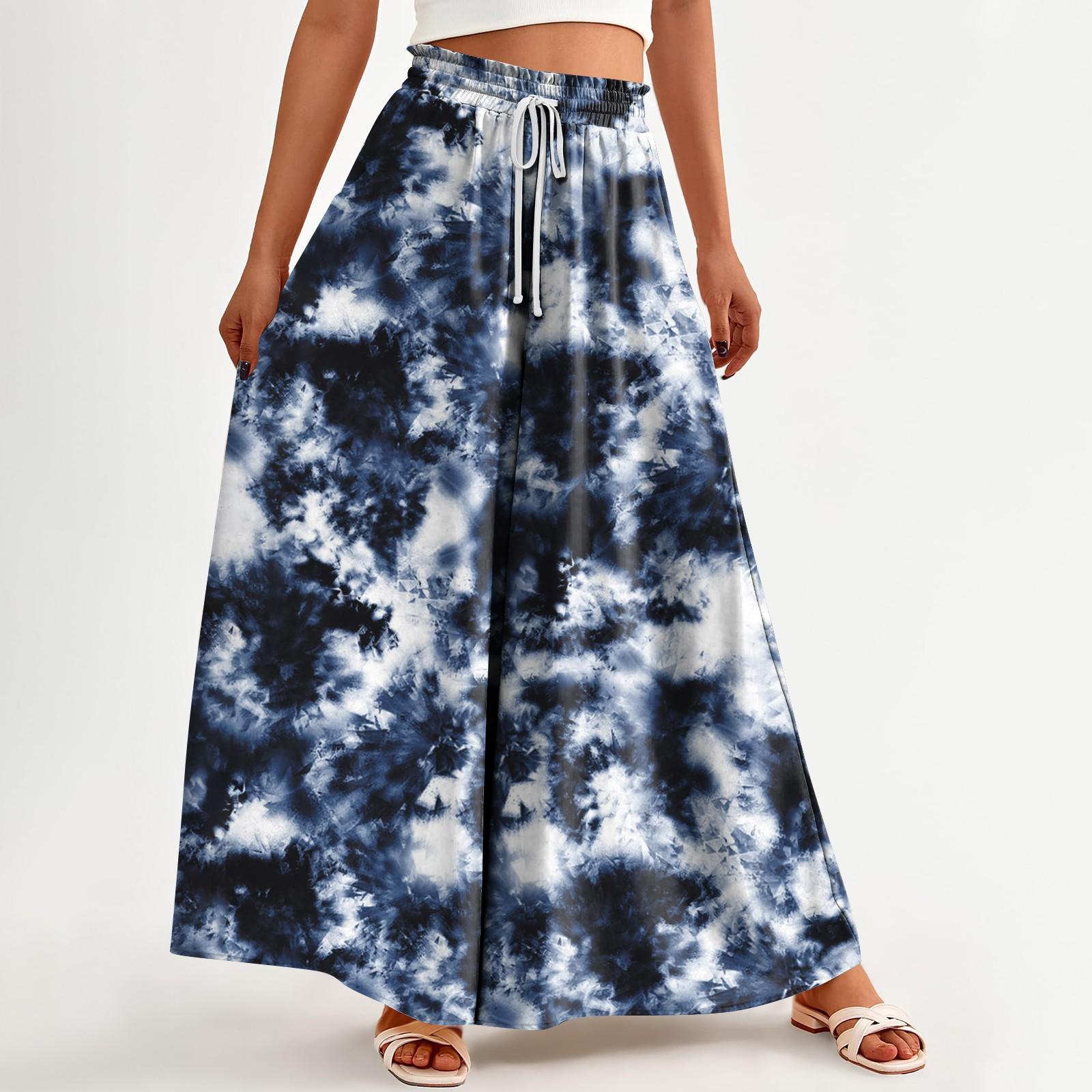 Women s Printed Wide Leg Pants With Pockets High Waist Drawstring Loose Casual Pants S
Women s Printed Wide Leg Pants With Pockets High Waist Drawstring Loose Casual Pants S