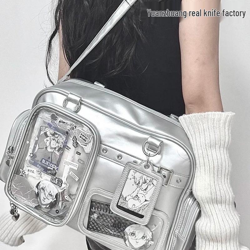 Концертный рюкзак Hidden Light Board Doll Valley Ita Bag - Большая вместимость, двухсторонний на плечо/через плечо для студентов и мечтателей
Концертный рюкзак Hidden Light Board Doll Valley Ita Bag - Большая вместимость, двухсторонний на плечо/через плечо для студентов и мечтателей
