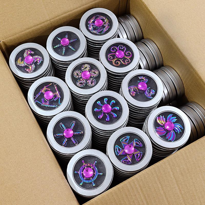 Colorful Fidget Spinner Toy with Tin Box Packaging
Colorful Fidget Spinner Toy with Tin Box Packaging