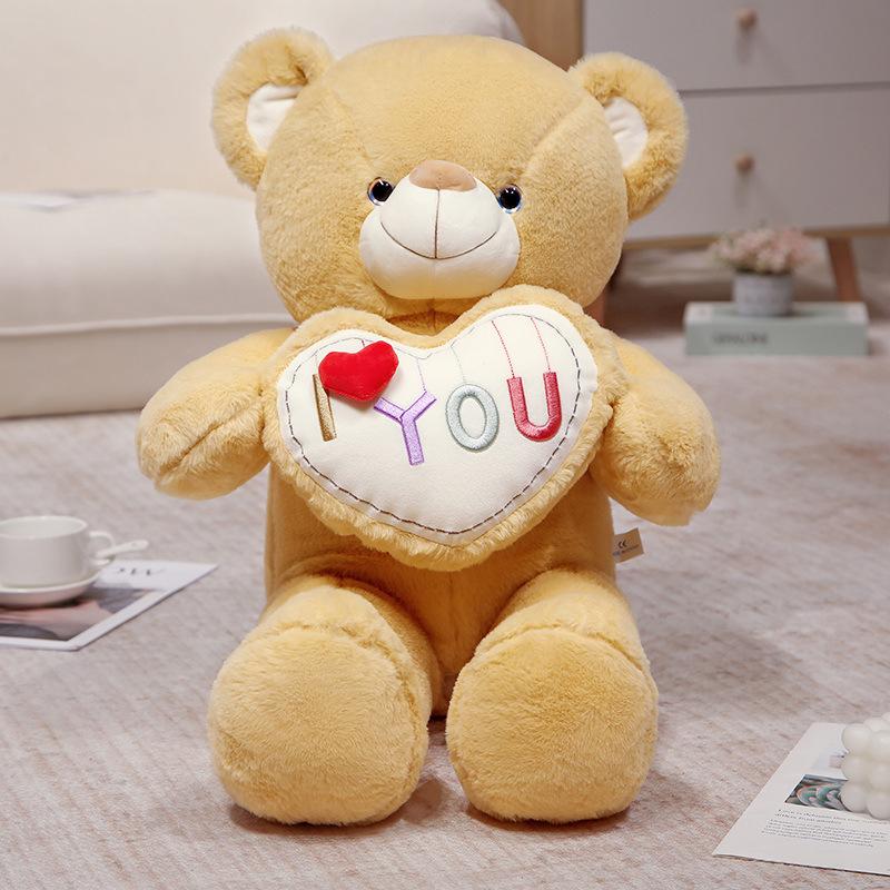 Large love love teddy bear doll plush toy big bear hug bear doll girl soothing rag doll 60cm(0.85kg) жёлтый
Large love love teddy bear doll plush toy big bear hug bear doll girl soothing rag doll 60cm(0.85kg) жёлтый
