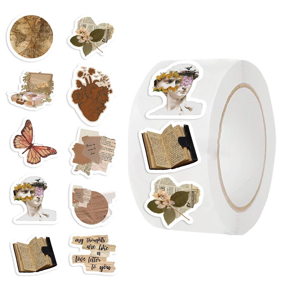500 листов/рулон Рулонная лента Ретро Фрагменты Материал для блокнота Декоративные наклейки для запечатывания конвертов
500 листов/рулон Рулонная лента Ретро Фрагменты Материал для блокнота Декоративные наклейки для запечатывания конвертов