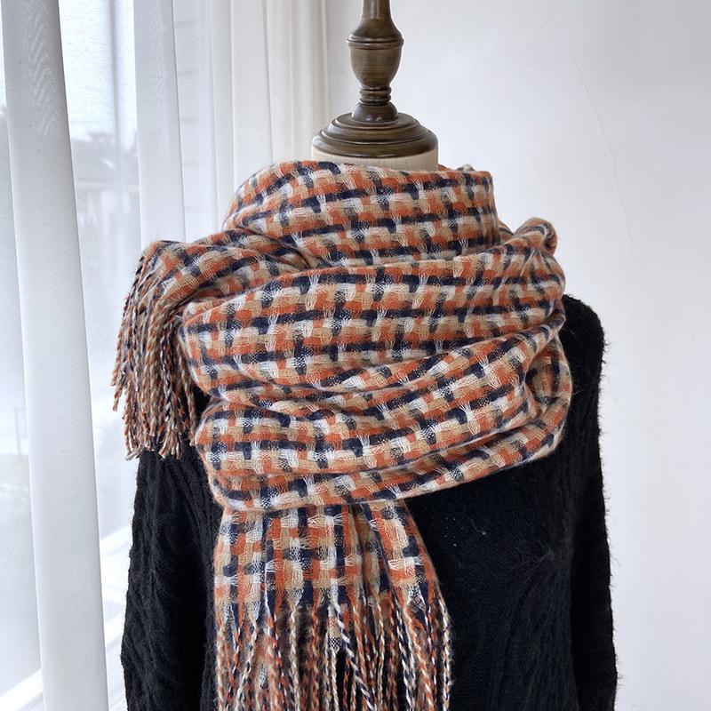 New Vintage Scarf Headscarf Winter Women Ladies Men Preppy Plaid Tassel Scarve Warm Pashmina Mujer Femme Male Foulard Wrap Shawl One Size& 8Y
New Vintage Scarf Headscarf Winter Women Ladies Men Preppy Plaid Tassel Scarve Warm Pashmina Mujer Femme Male Foulard Wrap Shawl One Size& 8Y