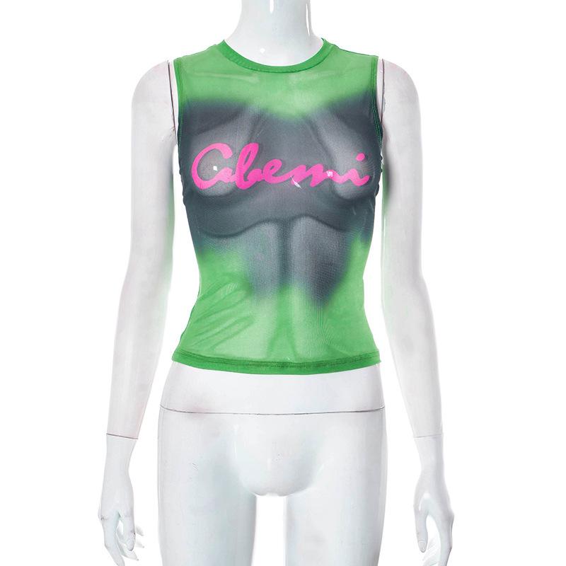 Женский летний жилет без рукавов с принтом тай-дай 2023 года Medium зелёный
Женский летний жилет без рукавов с принтом тай-дай 2023 года Medium зелёный