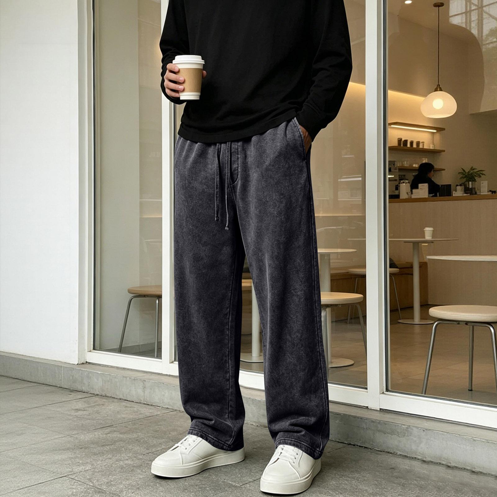 Men’s Drawstring Waist Vintage Style Relaxed Fit Casual Long Pants Comfortable Loose Fit Trousers for Summer Daily Wear L чёрный
Men’s Drawstring Waist Vintage Style Relaxed Fit Casual Long Pants Comfortable Loose Fit Trousers for Summer Daily Wear L чёрный