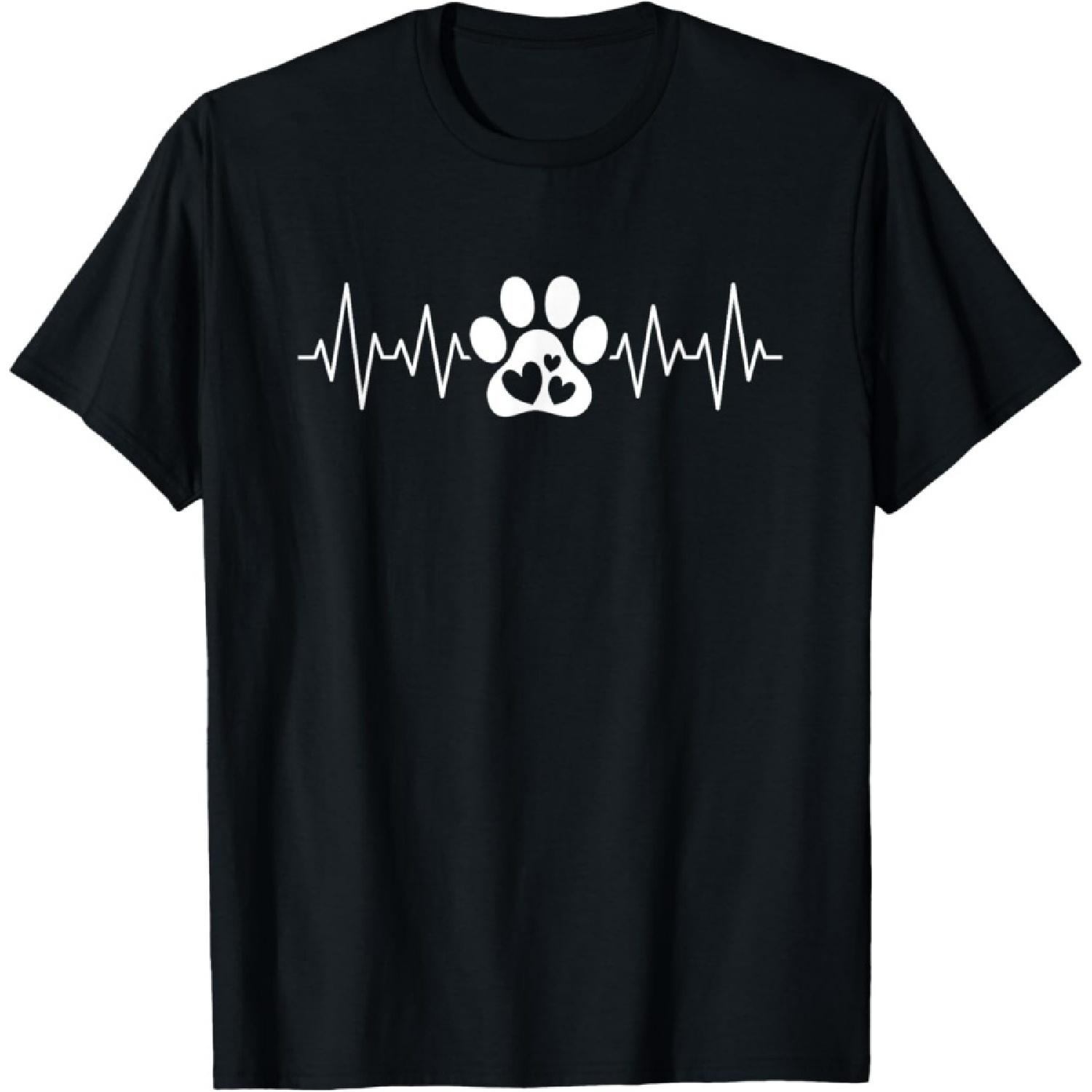 Cute Dog Paw Heartbeat Print Dog Lover Men Women Girls Kids T-Shirt XXXXXL чорний
Cute Dog Paw Heartbeat Print Dog Lover Men Women Girls Kids T-Shirt XXXXXL чорний