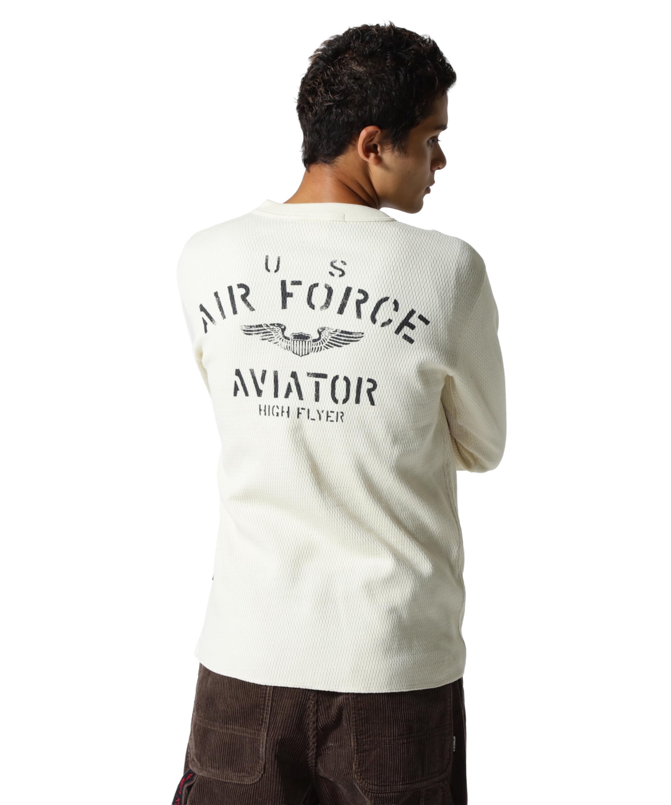 AVIREX HONEYCOMB WAFFLE USAF L/S T-SHIRT XL natural 783-5230030
AVIREX HONEYCOMB WAFFLE USAF L/S T-SHIRT XL natural 783-5230030