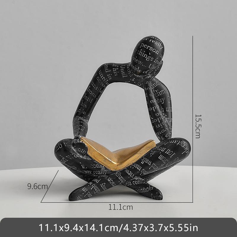 Reading Portrait Ornaments Hollow With Letters Resin Crafts Couple Art Tv Stand Wine Cabinet Living Room Home Furnishings Gift чорний
Reading Portrait Ornaments Hollow With Letters Resin Crafts Couple Art Tv Stand Wine Cabinet Living Room Home Furnishings Gift чорний