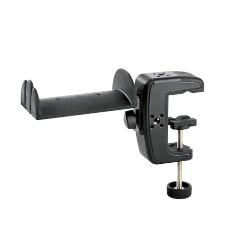 K&M Headphones, Black, Universal Support, Portable Electronic Device Stand, Steel Construction, Rubber Covered Support, 16085.000.55
K&M Headphones, Black, Universal Support, Portable Electronic Device Stand, Steel Construction, Rubber Covered Support, 16085.000.55