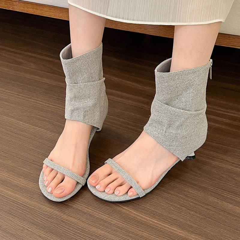 Heeled Sandals Women Summer Boots Kitten High Heels Shoes Designer 2025 New Brand Cowboy Ankle Open Toe Casual Party Pumps Cool 35 сірий колір
Heeled Sandals Women Summer Boots Kitten High Heels Shoes Designer 2025 New Brand Cowboy Ankle Open Toe Casual Party Pumps Cool 35 сірий колір