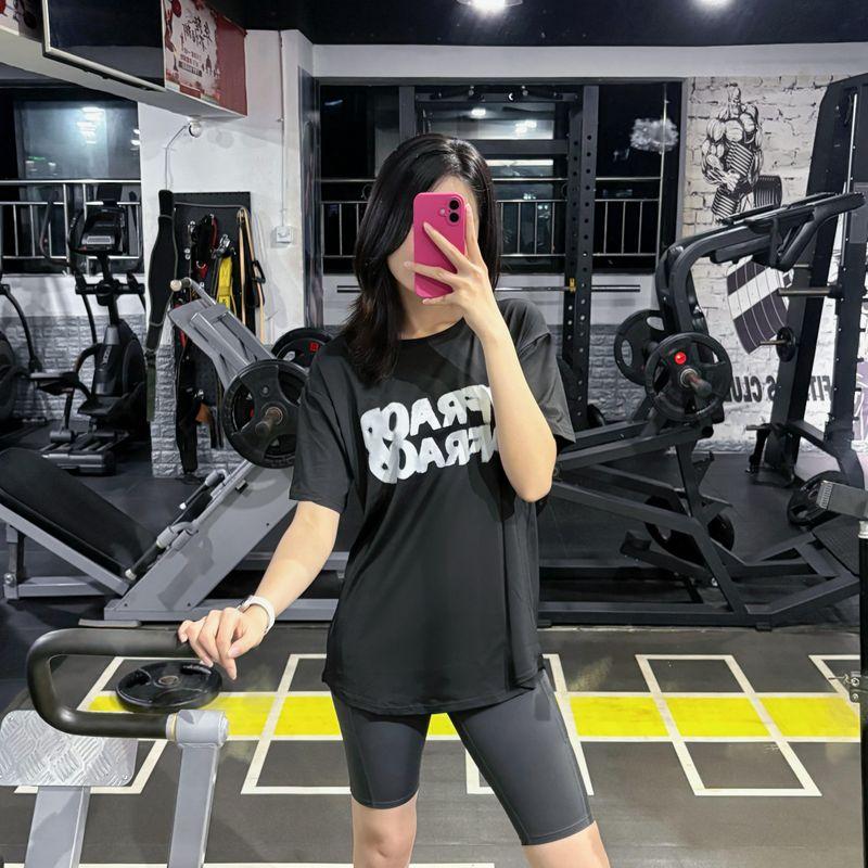 Slim Looking Loose Plus Size Chubby Girl Women s Workout Clothes Yoga Clothing Top Quick Drying Clothes Running Long Sports Style with Letters T-shirt Black T-Shirt 3XL
Slim Looking Loose Plus Size Chubby Girl Women s Workout Clothes Yoga Clothing Top Quick Drying Clothes Running Long Sports Style with Letters T-shirt Black T-Shirt 3XL