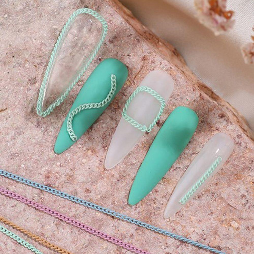 Charm Ring Buckle Chains Manicure Accessories Nail Art Chains 3D Nail Art Decorations Nail Jewelry
Charm Ring Buckle Chains Manicure Accessories Nail Art Chains 3D Nail Art Decorations Nail Jewelry