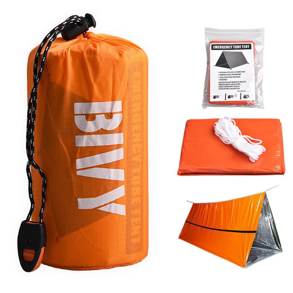Набір наметів для наметів для виживання на 2 особи Bivy Survival Tent, спальний мішок для наметів із майларової труби, водонепроникний зовнішній SOS, термоковдра, багаторазова
Набір наметів для наметів для виживання на 2 особи Bivy Survival Tent, спальний мішок для наметів із майларової труби, водонепроникний зовнішній SOS, термоковдра, багаторазова