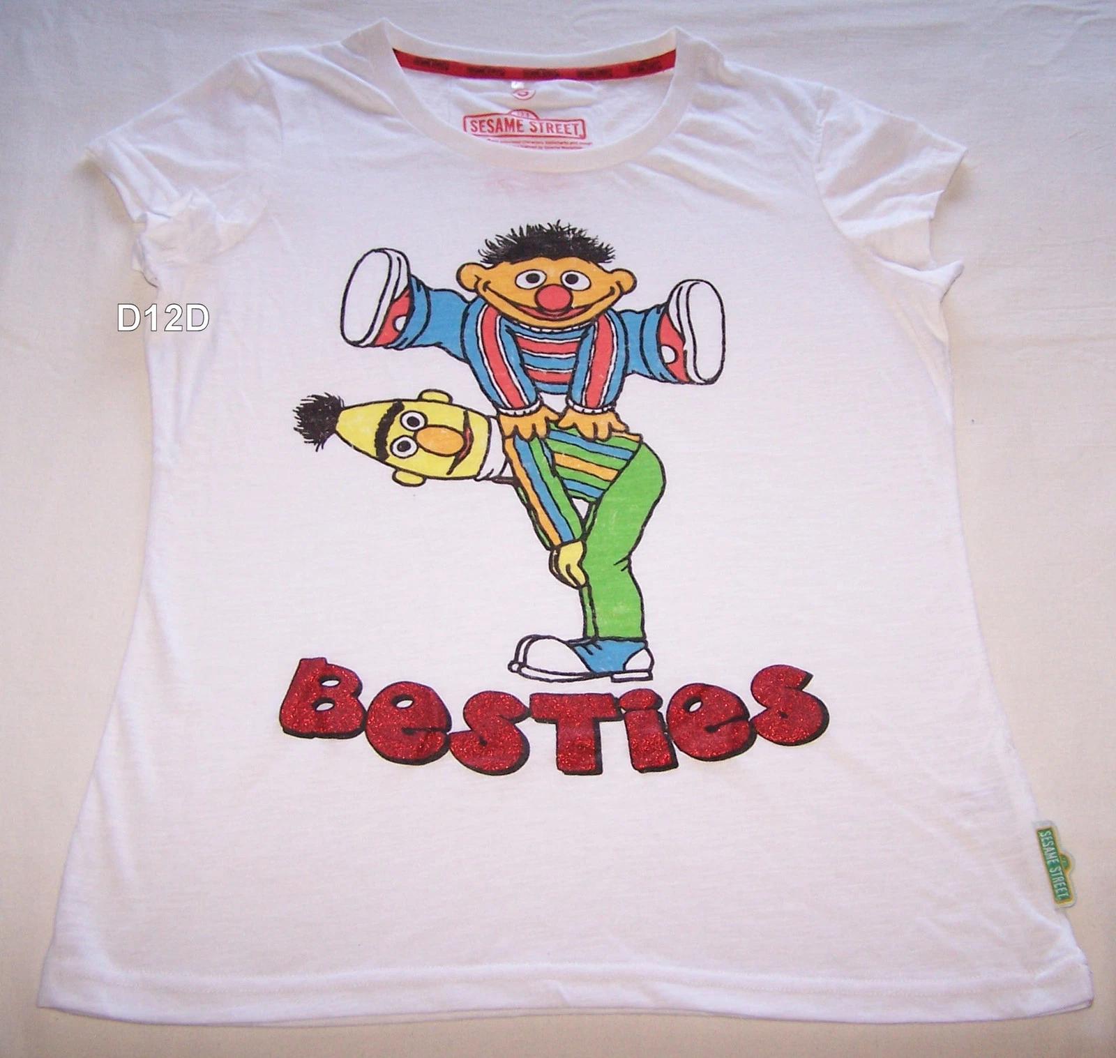 Sesame Street Bert Ernie Ladies White Printed Short Sleeve T Shirt Size XS New 4XL
Sesame Street Bert Ernie Ladies White Printed Short Sleeve T Shirt Size XS New 4XL