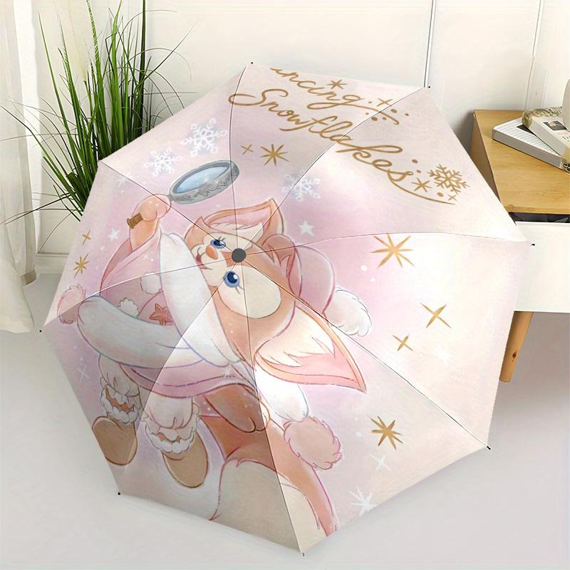 Dancing Snowflakes LinaBell Cartoon Umbrella, Portable 3-Fold Compact Umbrella, Suitable for Camping, Hiking and Travel
Dancing Snowflakes LinaBell Cartoon Umbrella, Portable 3-Fold Compact Umbrella, Suitable for Camping, Hiking and Travel