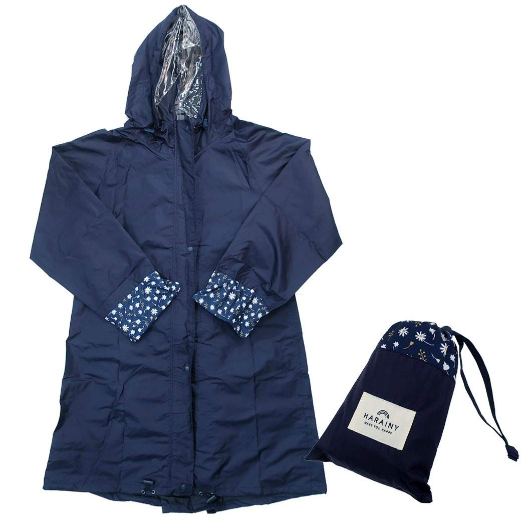 HARAINY Raincoat OTONA Bicycle Rainwear Small Flower Free Size Storage Bag Included Water Repellent
HARAINY Raincoat OTONA Bicycle Rainwear Small Flower Free Size Storage Bag Included Water Repellent