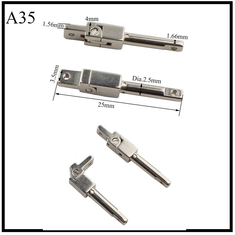 1pair Eyeglasses hinge repair replacement ,spring hinge for plastic eyewear variours hinges
1pair Eyeglasses hinge repair replacement ,spring hinge for plastic eyewear variours hinges