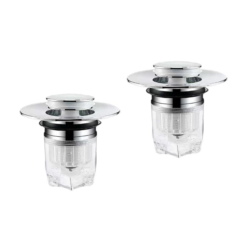 2PCS Push Button Sink Drain Leakproof Design ABS For Standard Washbasin
2PCS Push Button Sink Drain Leakproof Design ABS For Standard Washbasin