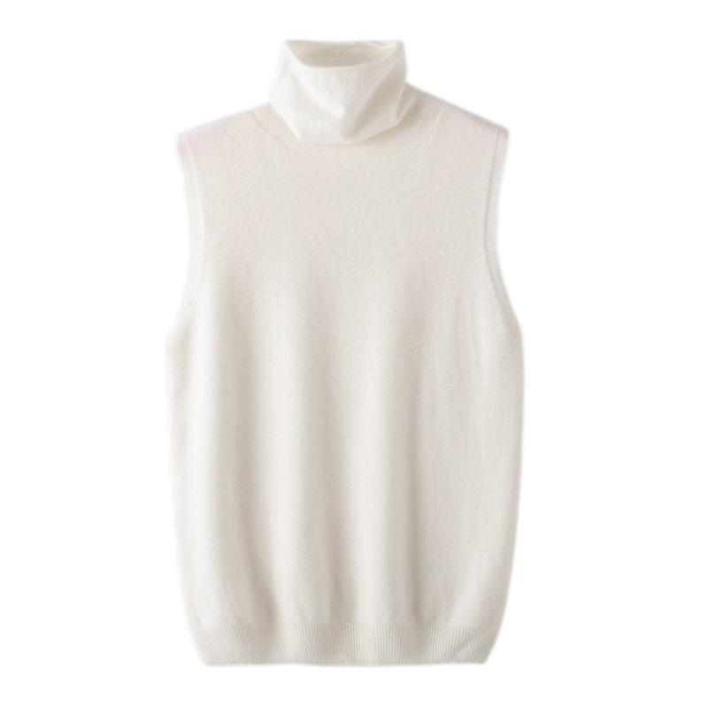 2025 High Neck Sleeveless Knit Wool Vest for Women - Autumn/Winter Slimming Sweater Base Layer M
2025 High Neck Sleeveless Knit Wool Vest for Women - Autumn/Winter Slimming Sweater Base Layer M
