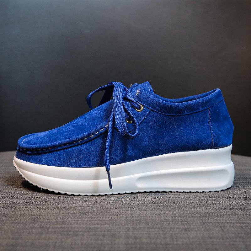 Женские замшевые повседневные кроссовки на шнуровке с круглым носком и толстой подошвой 37
Женские замшевые повседневные кроссовки на шнуровке с круглым носком и толстой подошвой 37