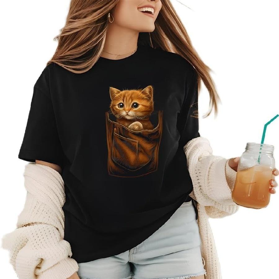 BrownCatSitsInPocketGraphicTeesMenWomenBoysGirlsT-Shirt(1) Classic-Premium-Heavyweight Crewneck T-Shirt, Sweatshirt Hoodie Tanktop for Women Black XXXXXL чорний
BrownCatSitsInPocketGraphicTeesMenWomenBoysGirlsT-Shirt(1) Classic-Premium-Heavyweight Crewneck T-Shirt, Sweatshirt Hoodie Tanktop for Women Black XXXXXL чорний