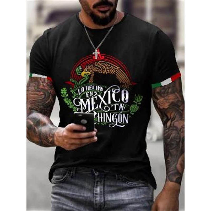 Мексиканская футболка унисекс повседневная футболка с коротким рукавом с круглым вырезом уличная одежда с принтом в мексиканском стиле футболки топы свободные мужские размеры XL 5XL
Мексиканская футболка унисекс повседневная футболка с коротким рукавом с круглым вырезом уличная одежда с принтом в мексиканском стиле футболки топы свободные мужские размеры XL 5XL