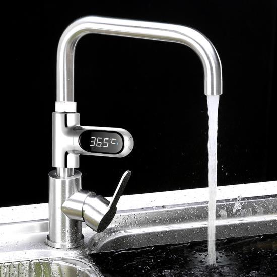 LED Digital Shower Temperature Display 0~100℃ Bath Water Thermometer Celsius/ Fahrenheit Display 360° Rotating Screen for Home Kitchen Bathroom
LED Digital Shower Temperature Display 0~100℃ Bath Water Thermometer Celsius/ Fahrenheit Display 360° Rotating Screen for Home Kitchen Bathroom