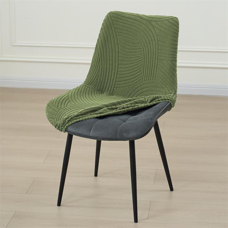 1/4pcs Solid Color Chair Covers Jacquard Curved Dining Chair Slipcovers Home Elastic Chair Seat Protector for Wedding Banquet 1pc
1/4pcs Solid Color Chair Covers Jacquard Curved Dining Chair Slipcovers Home Elastic Chair Seat Protector for Wedding Banquet 1pc