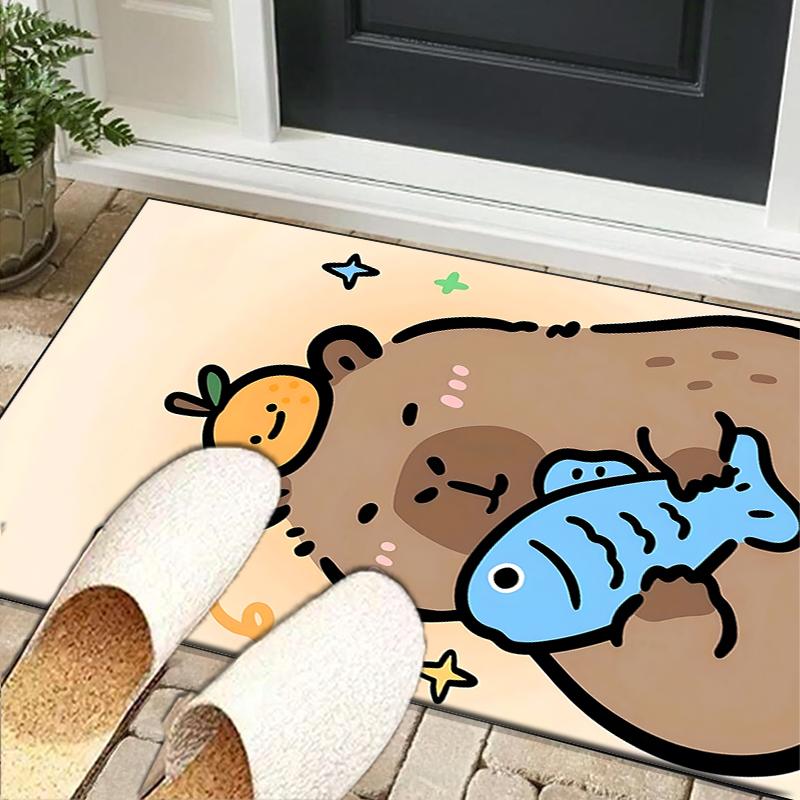 Capybara Heart Love Greeting Office Rug Chair Mat, Game Carpet, Suitable for Front Door, Bedroom, Living Room, Desk, Holiday Gift 40cmx60cm
Capybara Heart Love Greeting Office Rug Chair Mat, Game Carpet, Suitable for Front Door, Bedroom, Living Room, Desk, Holiday Gift 40cmx60cm