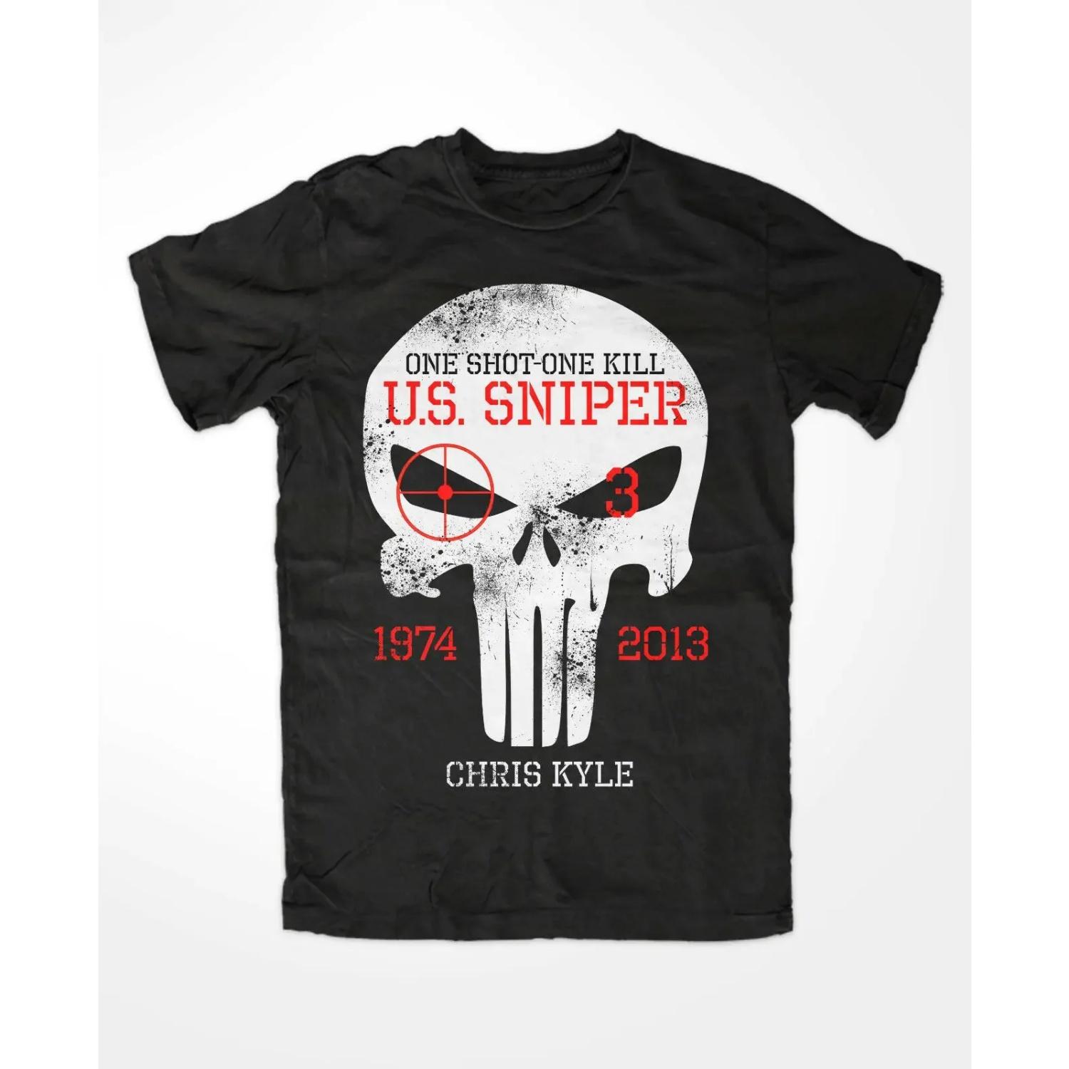 Chris Kyle One Shot One Kill Great American Sniper T-Shirt 100% Cotton O-Neck Summer Short Sleeve Casual Mens T-shirt Size S-3XL S чёрный
Chris Kyle One Shot One Kill Great American Sniper T-Shirt 100% Cotton O-Neck Summer Short Sleeve Casual Mens T-shirt Size S-3XL S чёрный