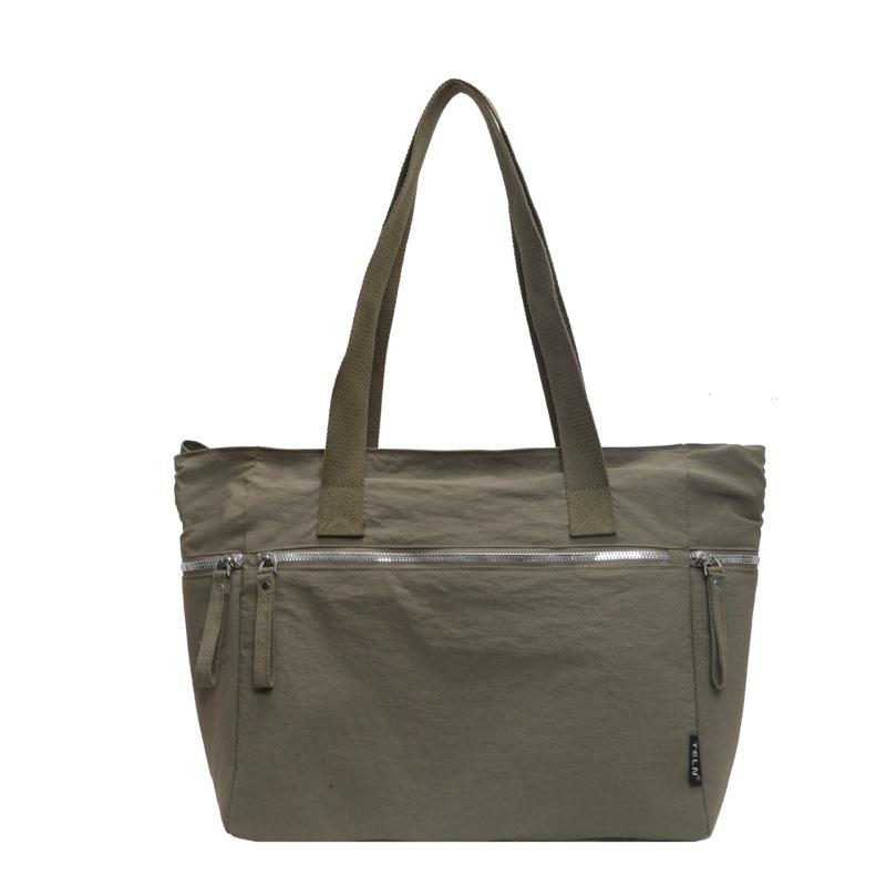 Japan Style Multi-pocket Shoulder Bags for Women Large Capacity Nyl Cloth Ladies Handbags Simple Female Shopping Tote Zipper зелений
Japan Style Multi-pocket Shoulder Bags for Women Large Capacity Nyl Cloth Ladies Handbags Simple Female Shopping Tote Zipper зелений