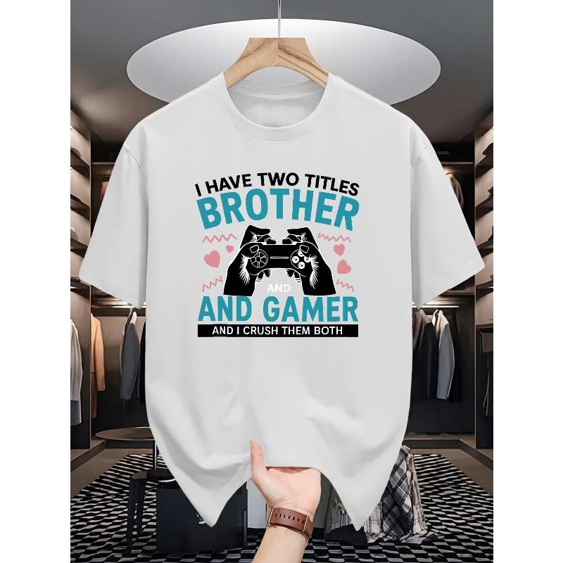 European sizes BROTHER AND GAMER Men S Summer Short-Sleeved T-Shirts, Fashionable And Trendy Printed Men S Bottoming Shirts S белый
European sizes BROTHER AND GAMER Men S Summer Short-Sleeved T-Shirts, Fashionable And Trendy Printed Men S Bottoming Shirts S белый