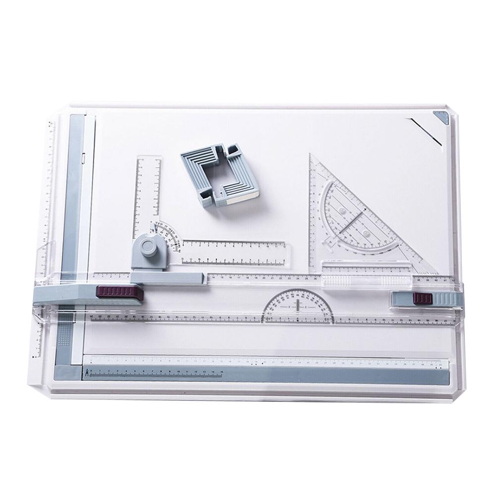 A3 Drawing Board Drafting Table Multifunctional Drawing Board Table with Clear Rule Adjustable Measuring System Compact белый
A3 Drawing Board Drafting Table Multifunctional Drawing Board Table with Clear Rule Adjustable Measuring System Compact белый